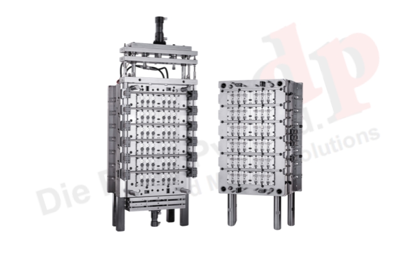 1- 36 Cavity Full Hot Runner Bi Injected Flip Top Cap With In Mold Closing