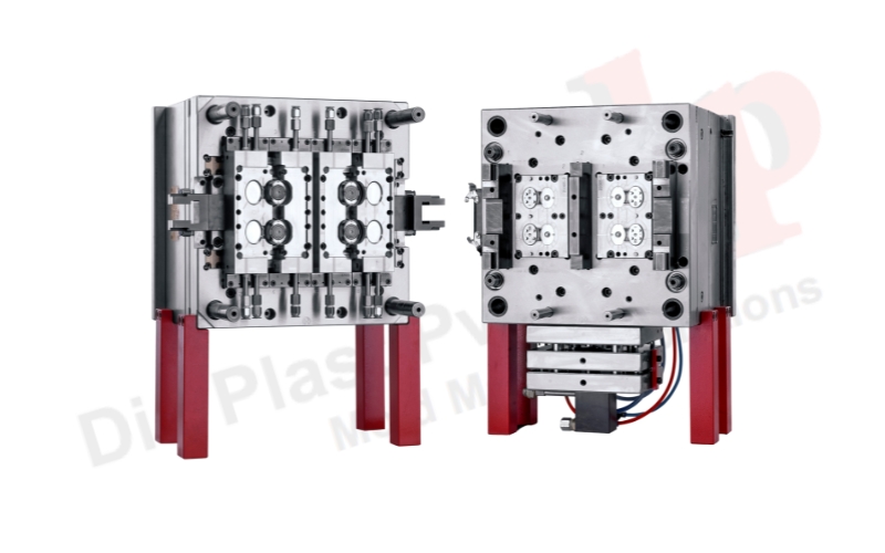 4A - 4 Cavity Full Hot Runner Bi Injected Flip Top